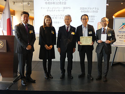 表彰状授与の様子2