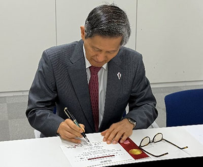 感謝状授与の様子5