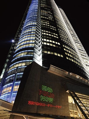 ポリオ根絶活動の様子