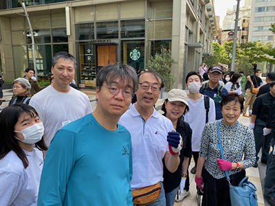 六本木クリーンアップの様子1