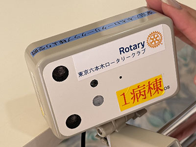 寄贈先現地訪問の様子4