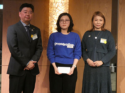 米山奨学生、金秀彬(キムスビン)さん