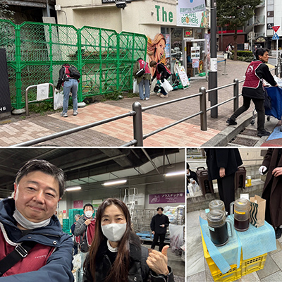 六本木クリーンアップの様子