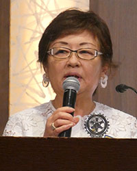 RI第2750地区　山の手東G　ガバナー補佐　渡辺　美智子様